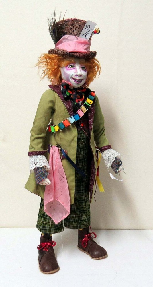 Cloth Art Doll CD Pattern "Hatter" By Sharon Mitchell