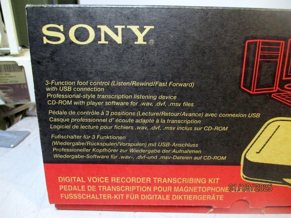 Sony FS-85USB Desktop Digital Transcriber (NEW IN BOX)