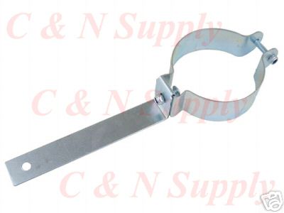 RV Pipe Hanger Bracket, Metal, for Trailer Drain - 3" DWV Pipe - 6" Hanger