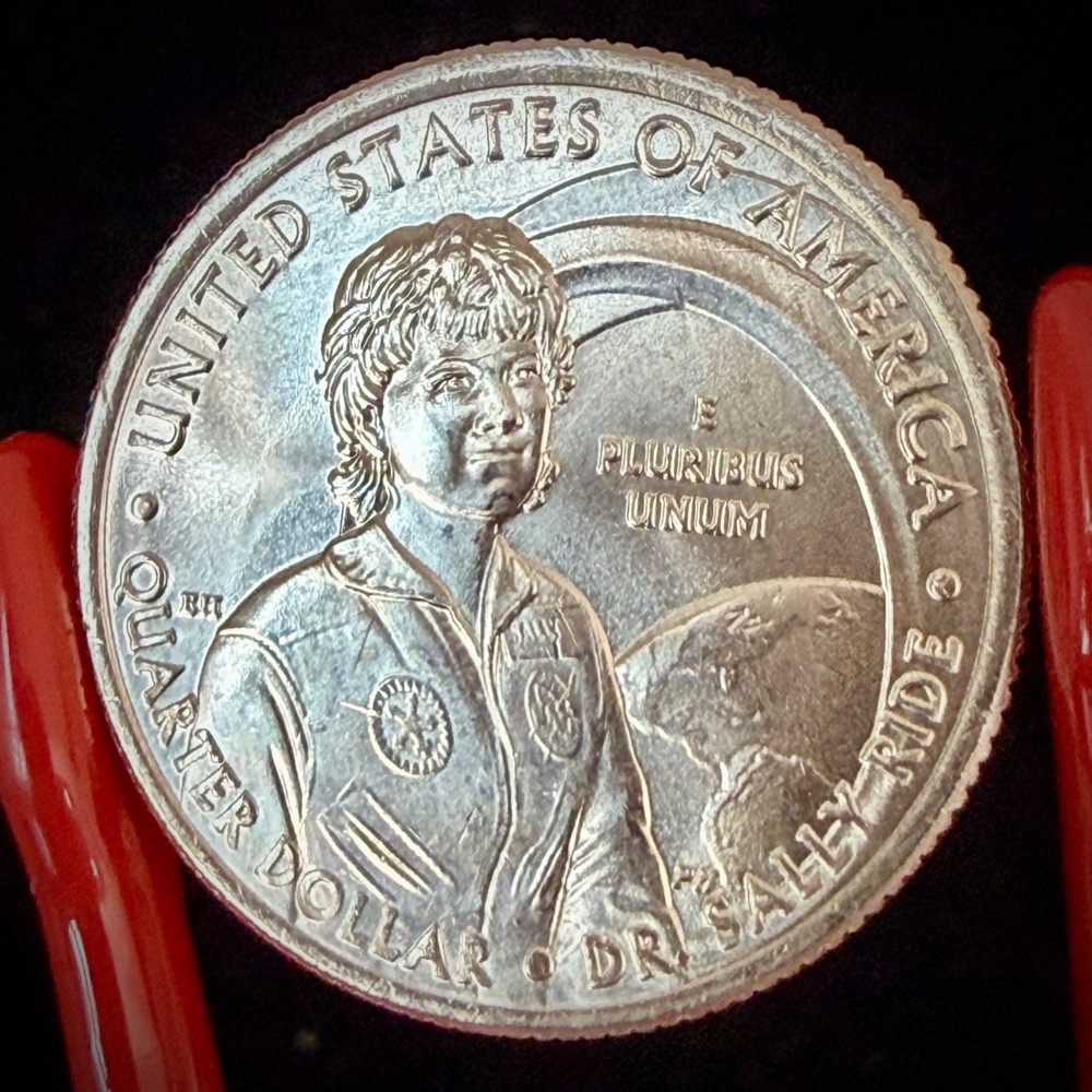 2022-P Sally Ride Quarter Major Mint Error “Ghost Comet Tail” UNC Uncirculated