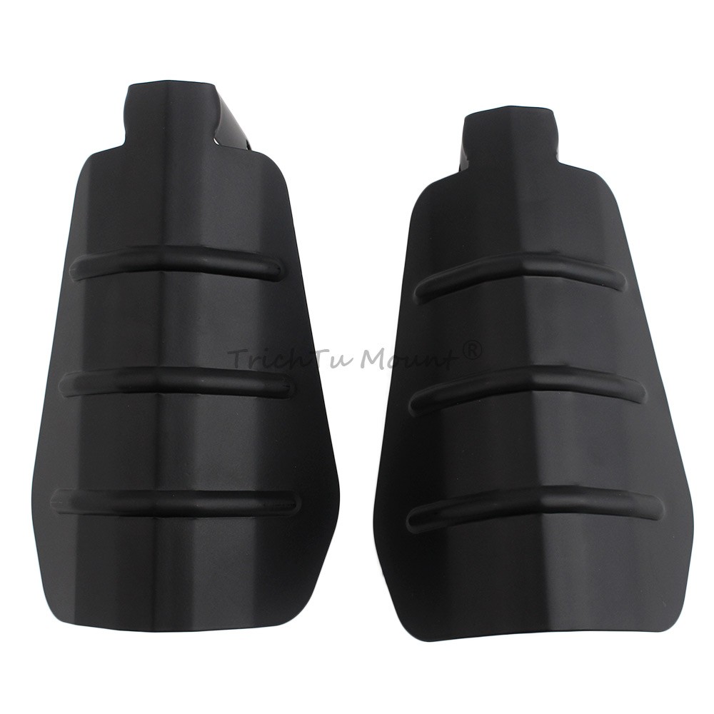 Black Handguards Hand Guards Protector Wind Deflector For Harley Touring Glide