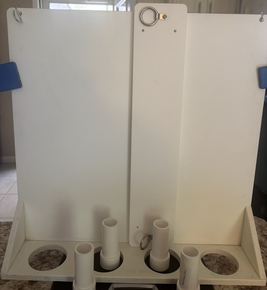 Space Saver Wall Mounted Paint Easel Includes 2 Clips White