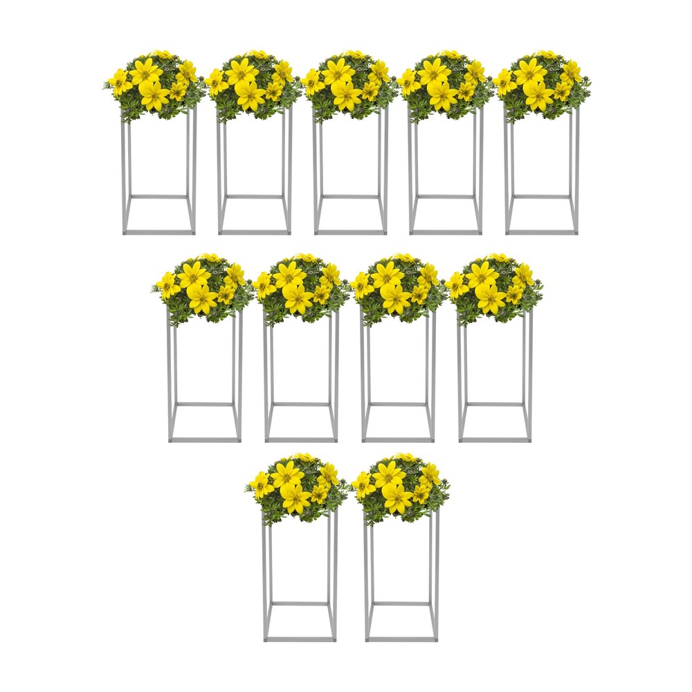 11 Pcs Flower Stands Flower Holder for Wedding Decorations Rectangular Wedding