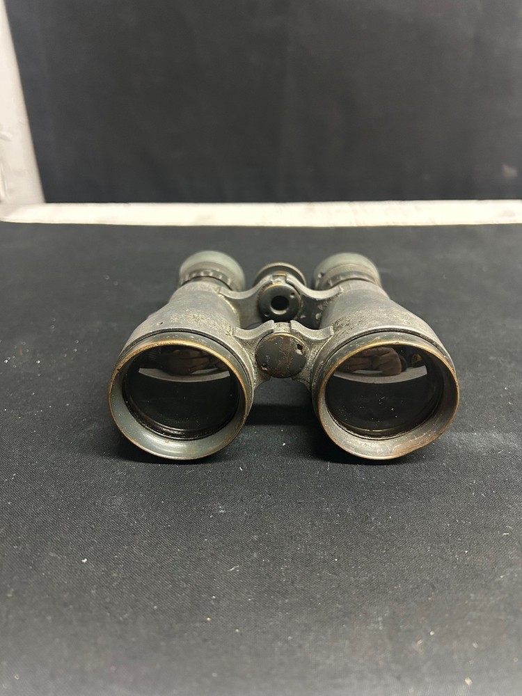 WW1 German Fernglas 08 Field Binoculars with Original Case
