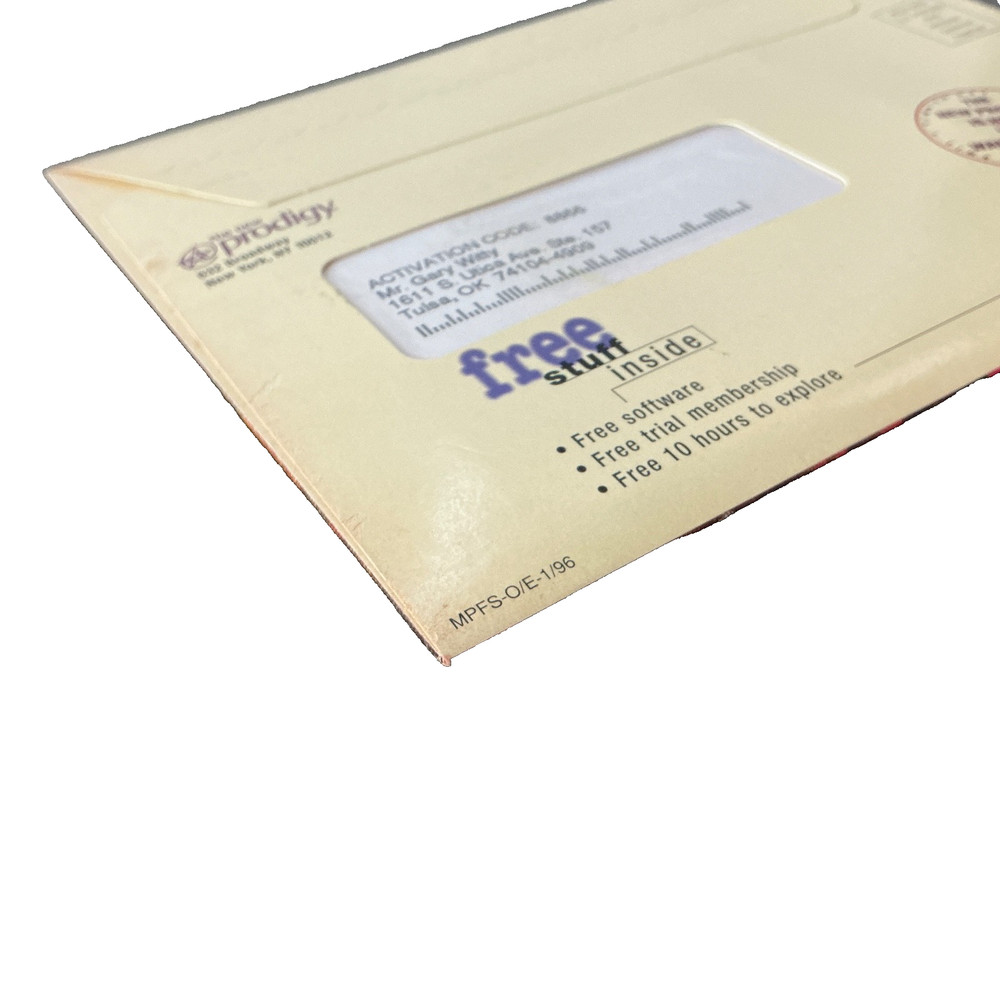 Vintage Prodigy Internet Service Software 1996 New Sealed