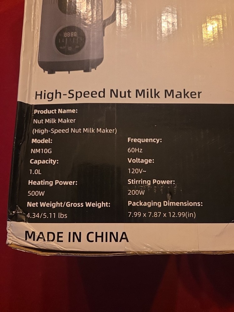 Silk Spin High Speed Nut Milk Maker