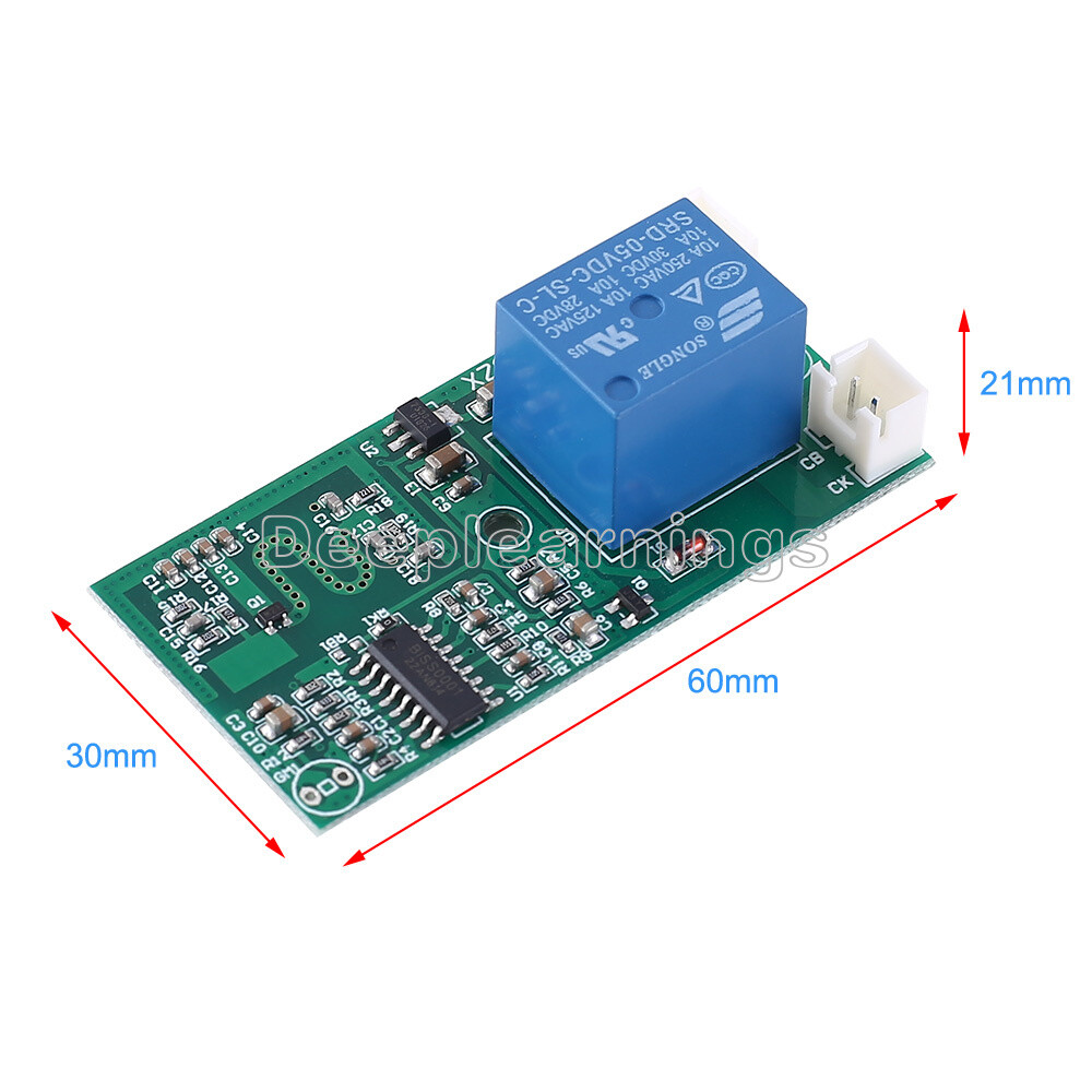 DC 5V Microwave Radar Sensor Relay Output Switch Controller Human Body Induction