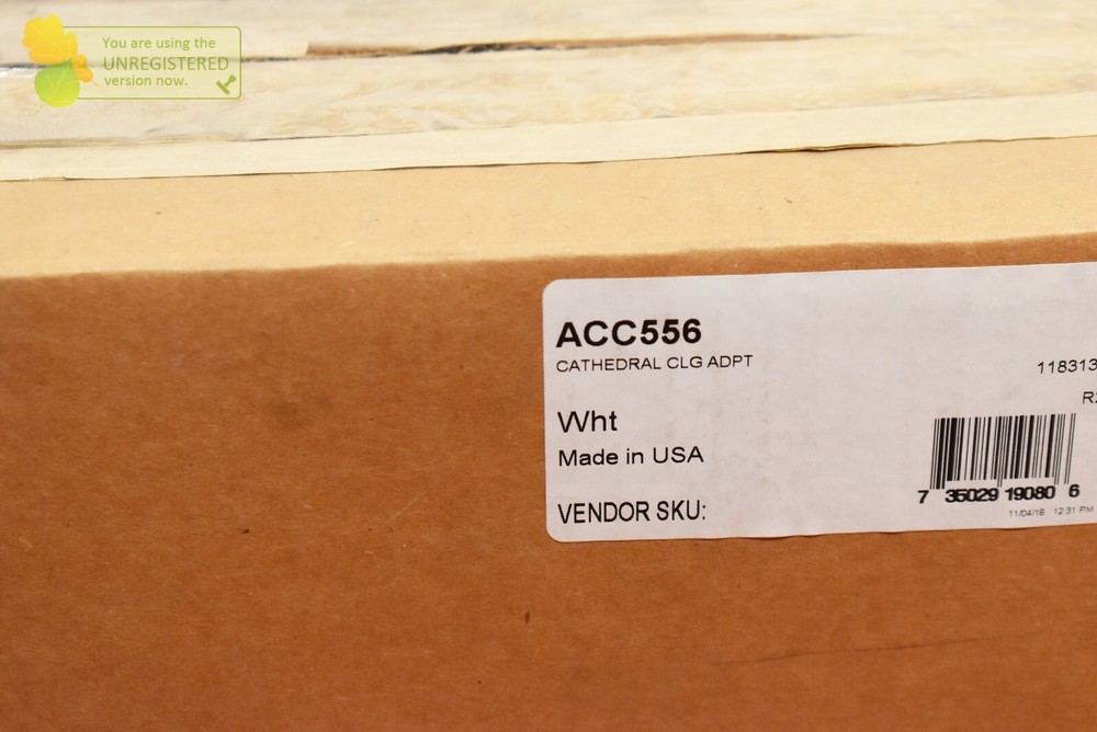 Peerless ACC556, Heavyweight Cathedral Ceiling Adaptor White*