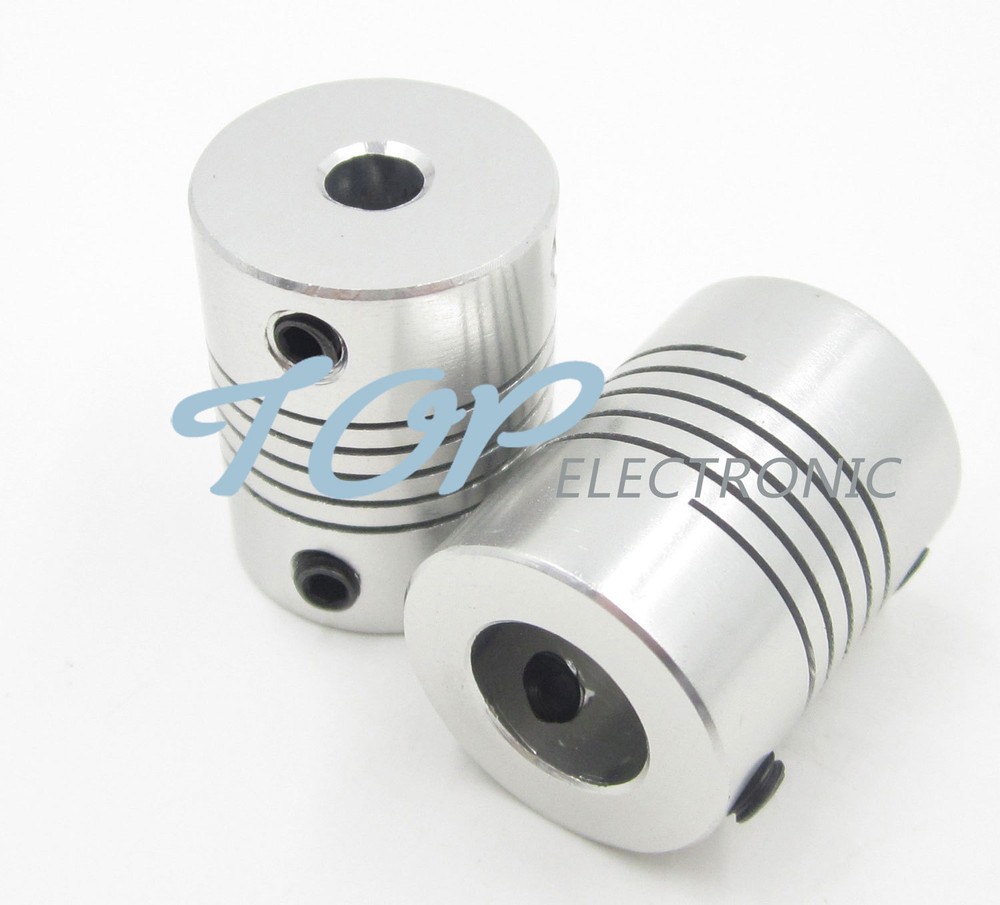 5PCS DR 8mm x 10mm CNC Flexible Coupling Shaft Coupler Encode Connector D20 L25