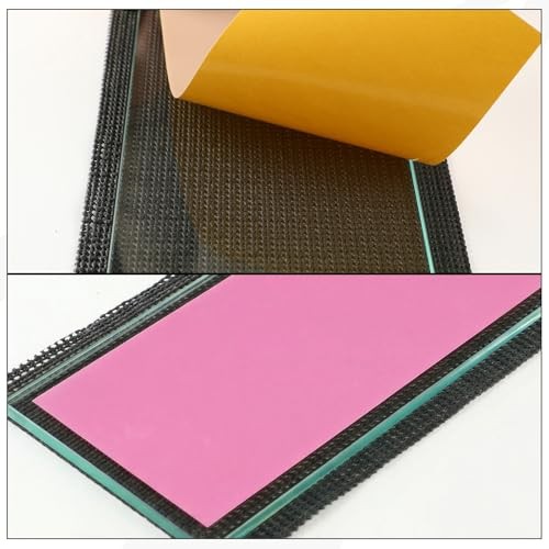 13 Pcs Float Glass Lapping Plate Kit Include Three Sheets 5/16 x 5 x 12 Float