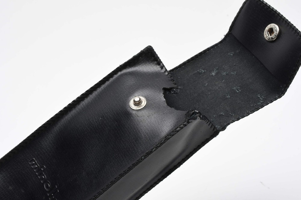 Minolta Auto 128 electronic flash, nice & clean, tested, w/Case+Manual+Diffuser