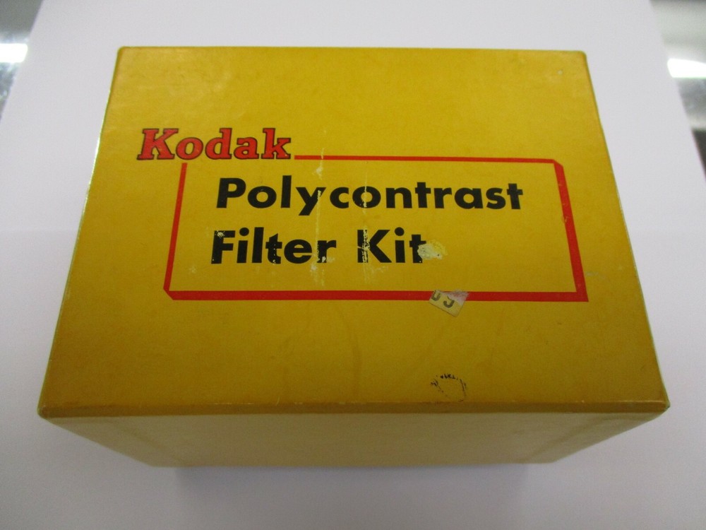 Kodak polycontrast model A filter kit. Complete.