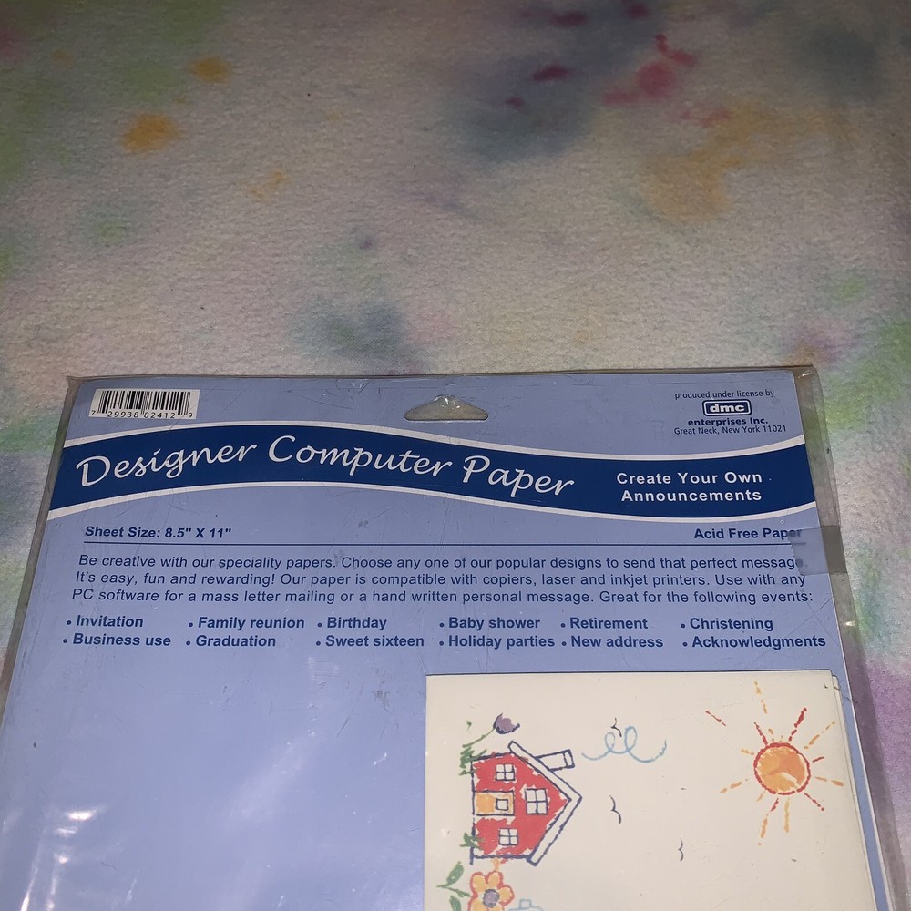 English Cards Designer Computer Paper