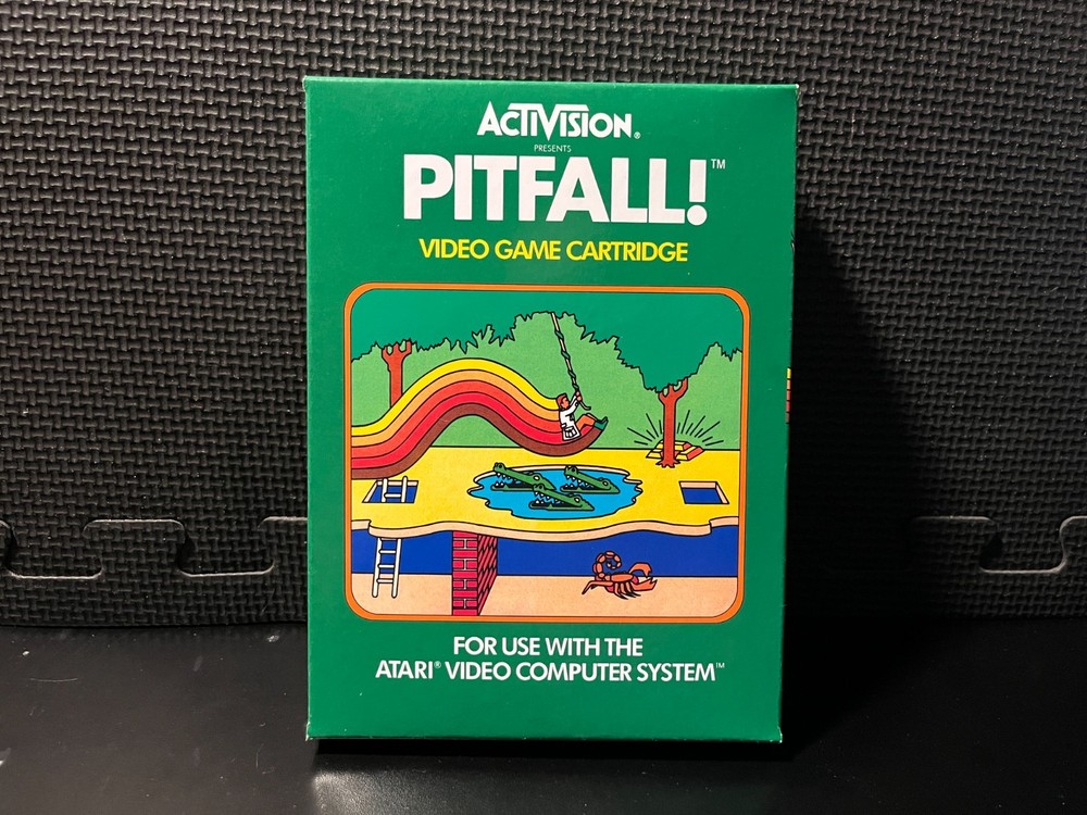 1982 Activision Pitfall - Empty custom design display box