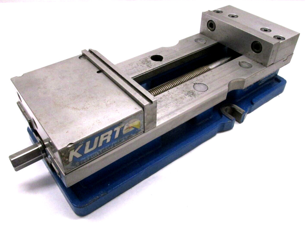 KURT ANGLOCK CROSSOVER 6" MILLING MACHINE VISE w/ JAWS & HANDLE - #DX6