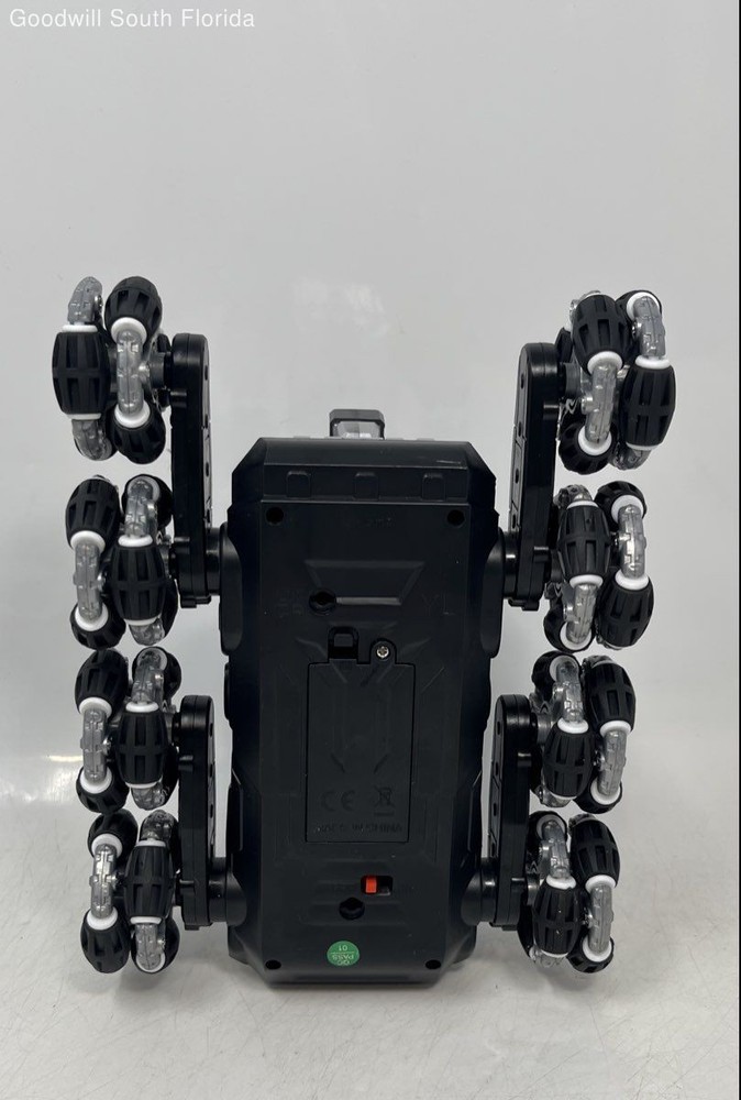 Robot Intelligent Black Silver Remote Controller Drifting Stunt Car Not Tested
