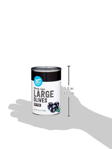 Amazon Grocery, Pitted Ripe Olives, Large(Previously Amazon Fresh, Packaging May