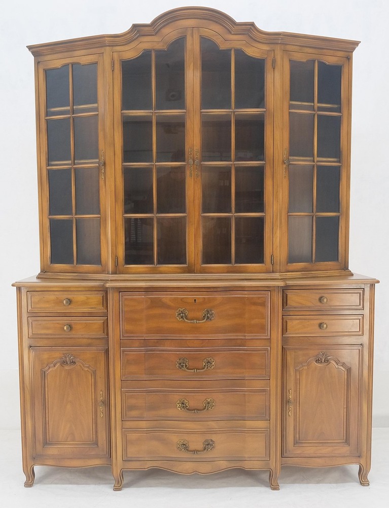 Widdicomb Solid Cherry Butlers Drop Front Leather Top Desk Breakfront MINT
