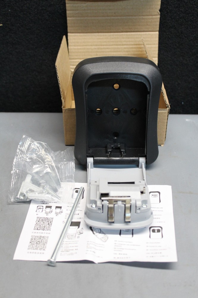 4 Digit Key Safe Lock Box Combination Wall Mount Security Storage *NEW/OPENBOX*