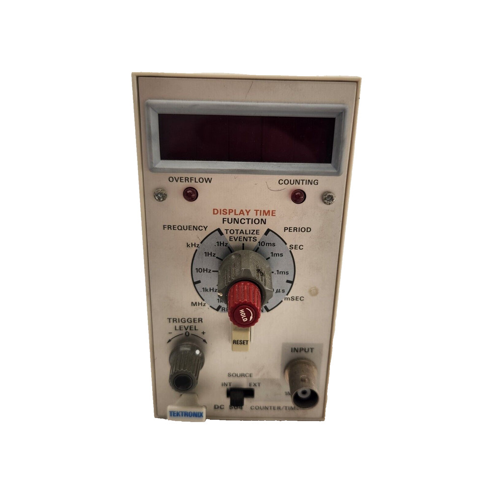 Tektronix DC 504 Counter/Timer | Powers On