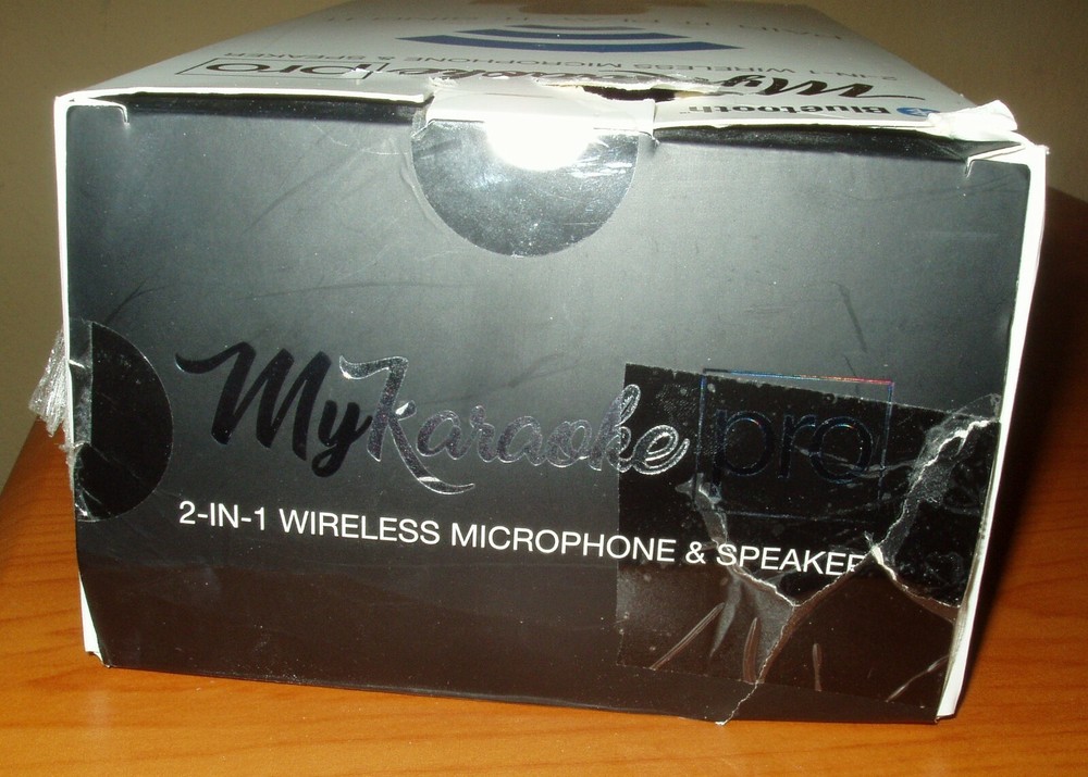 MY KARAOKE PRO 2-in-1 WIRELESS BLUETOOTH MICROPHONE