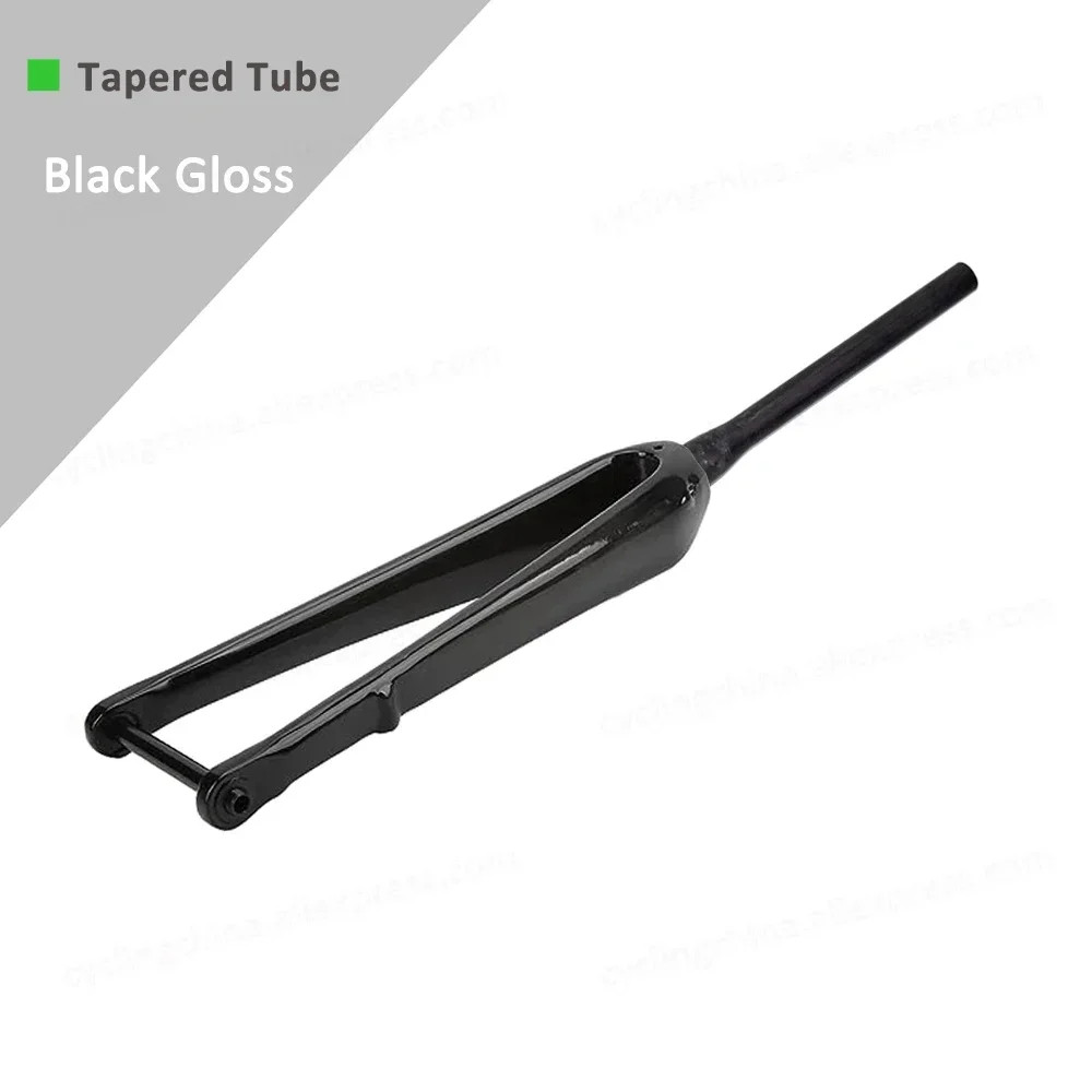 700C Road Bike Fork UD Gloss/Matte Full Carbon Hidden Internal Cable Front Fork