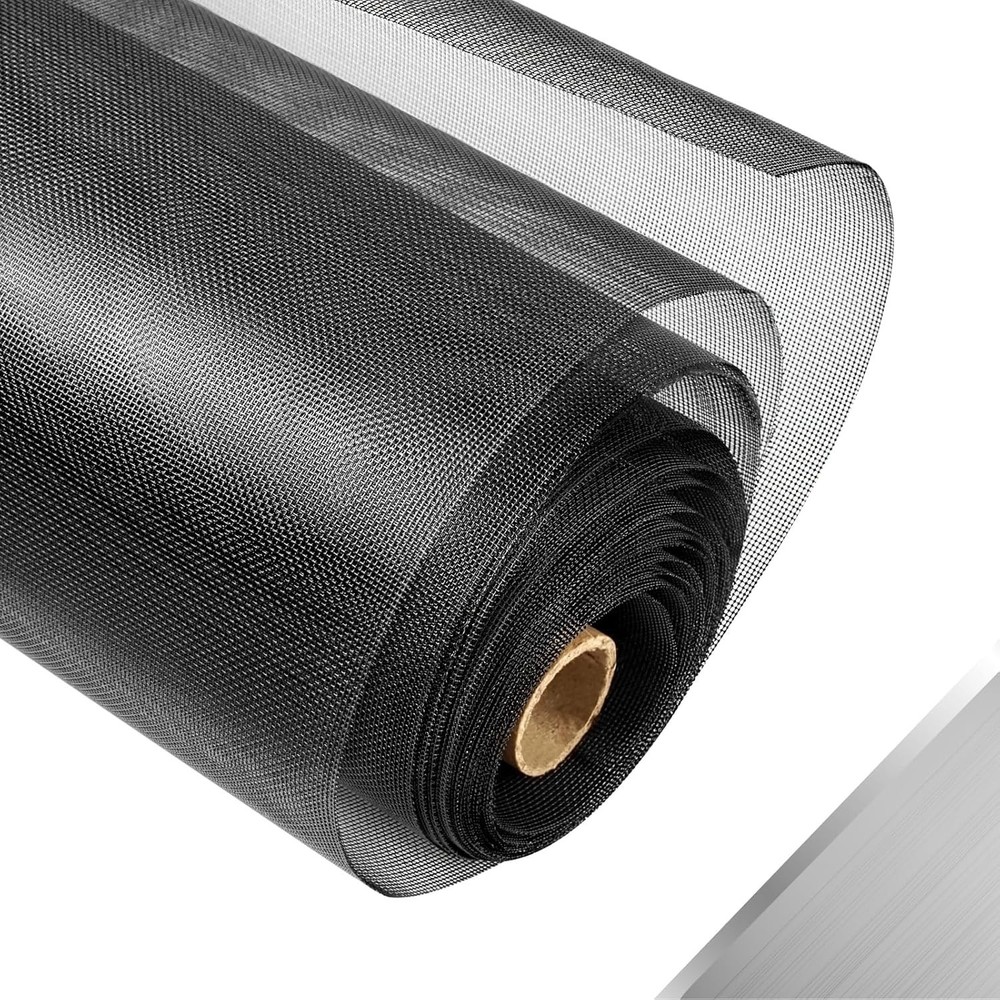 Black Stainless Steel Mesh Window Screen Roll