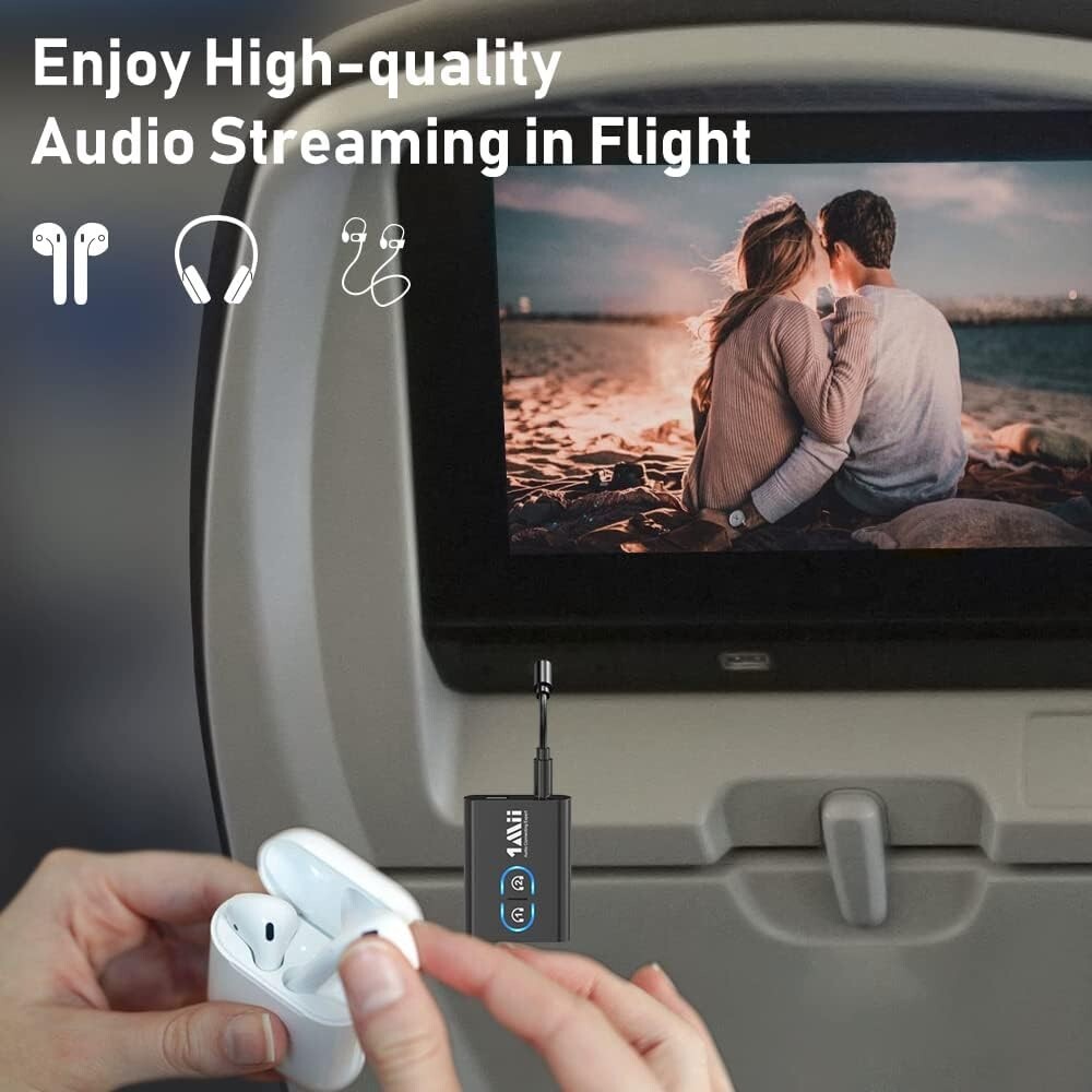 High-Performance Bluetooth 5.3 Audio Adapter - Ultra-Low Latency & Long Battery