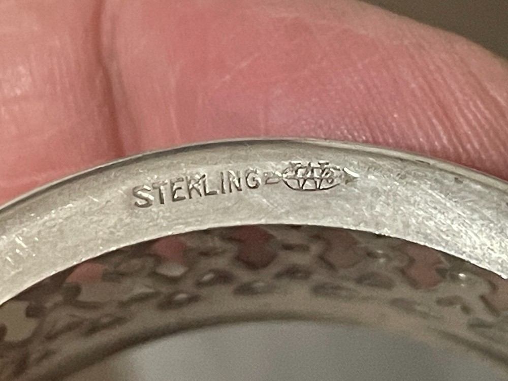Webster Sterling Silver Salt Dip Ring 18 g