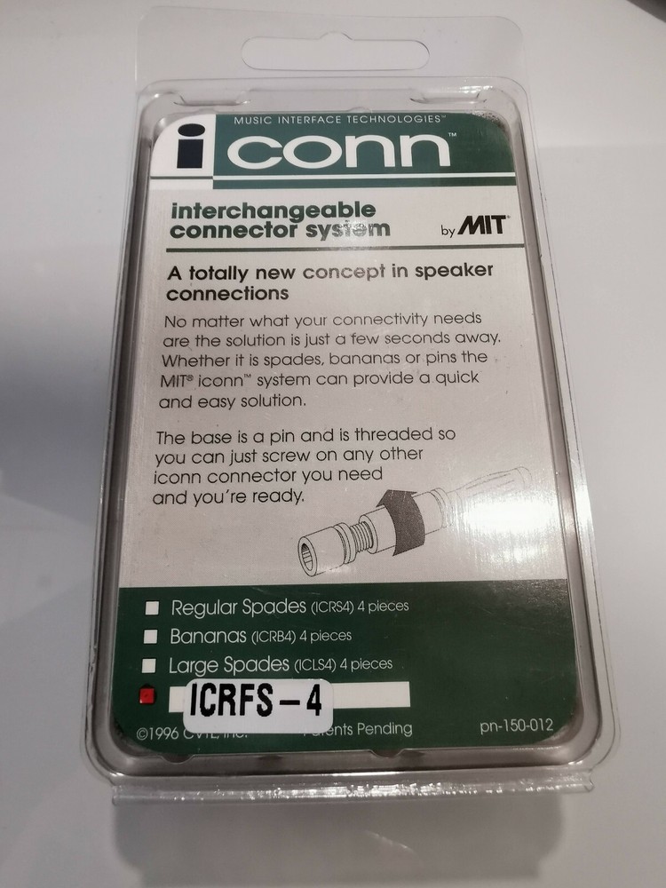 ICONN FORK CONNECTORS ICRFS-4 By MIT