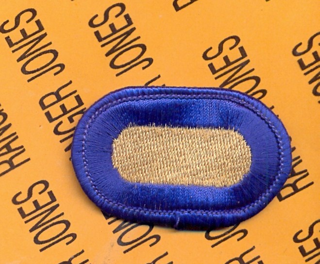 53rd Quartermaster Co Airborne Rigger para oval patch #4 woven m/e