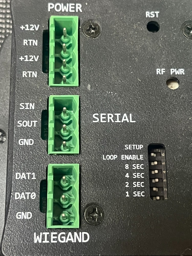 Infinity RFID S2W-001-UL Serial to Wiegand Interface Module Access Control UHF