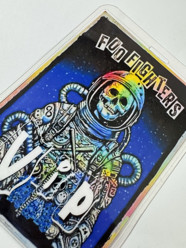Foo Fighters Commemorative, VIP Backstage Pass/Laminate & Lanyard
