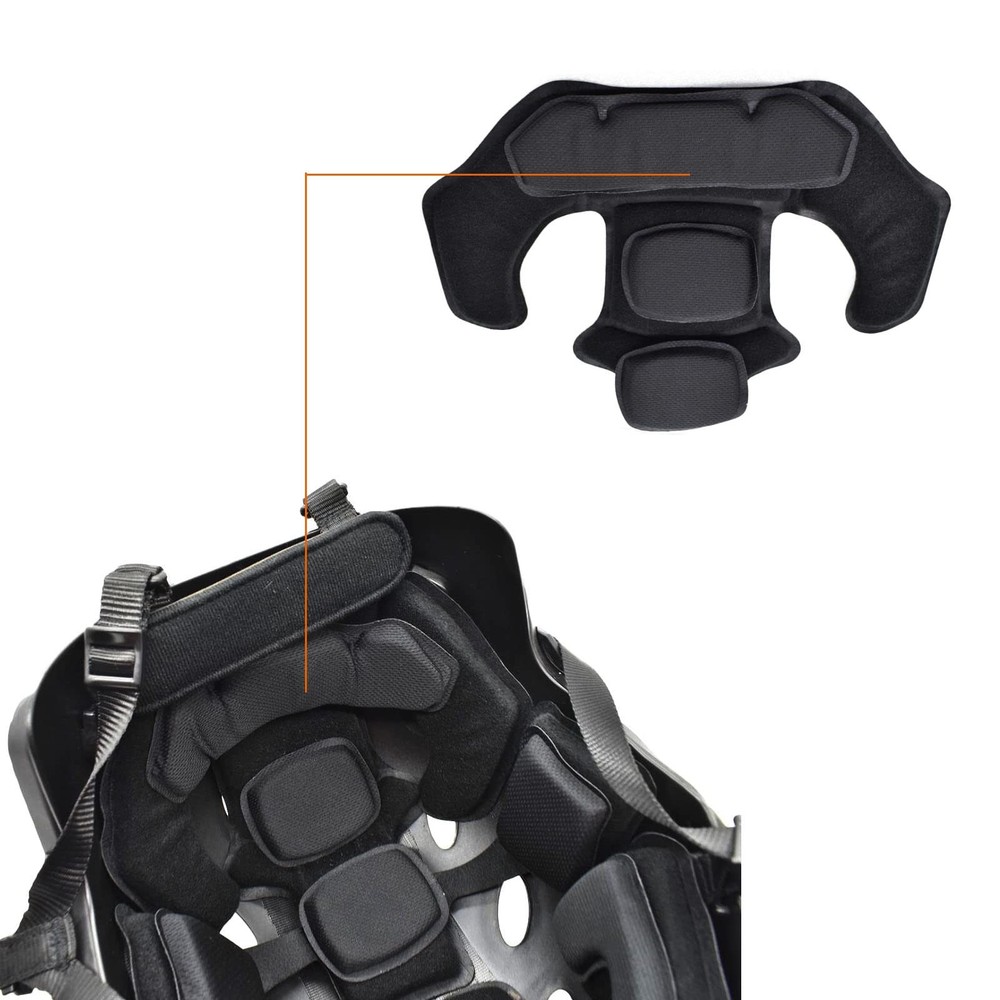 Internal Memory Foam Pads helmet lining Tactical Airsoft Large, WD-Black