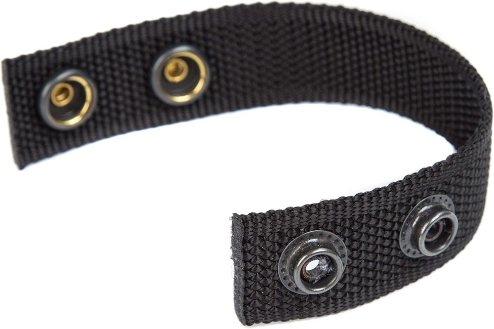 Duty Belt Keeper with Double Snaps - Black 4 Pack for Tactical Security
