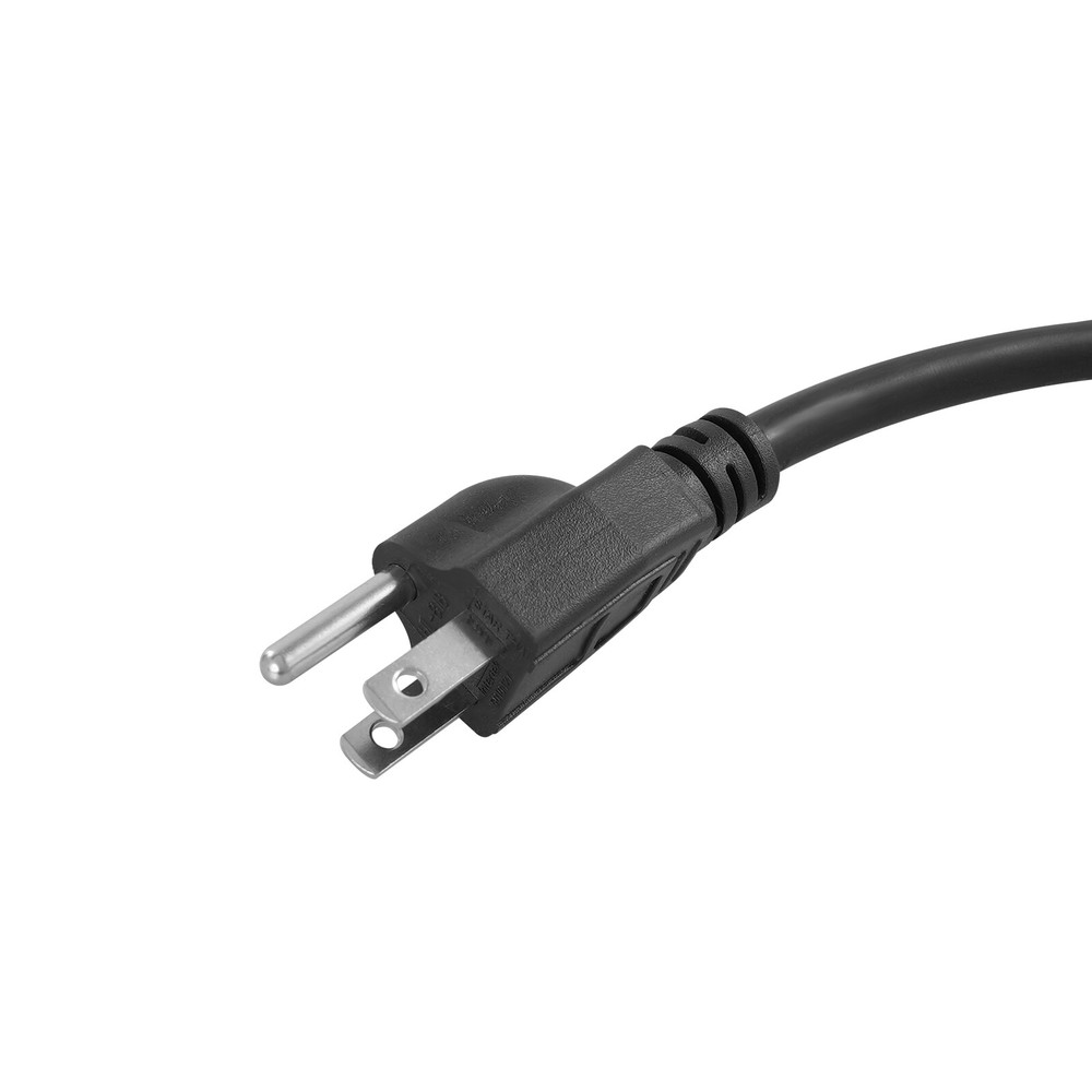 Triangular Computer Desk W/ Led Lights and Power Outlet, Home Office Corner Desk