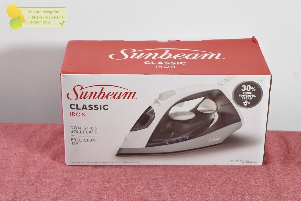 Sunbeam 1200W Classic Iron with Precision Tip and Anti-Calc Technology
