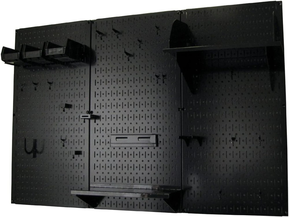 Wall Control Pegboard Organizer 4 Ft. Metal Pegboard Standard Kit