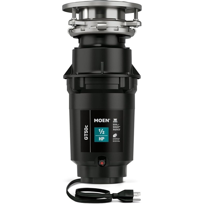 1/2HP Garbage Disposal Powerful Grinding Compact Design Eco-Friendly Septic Safe