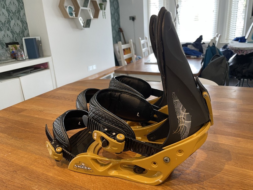 Burton B13 GREED Snowboard Bindings. Size L