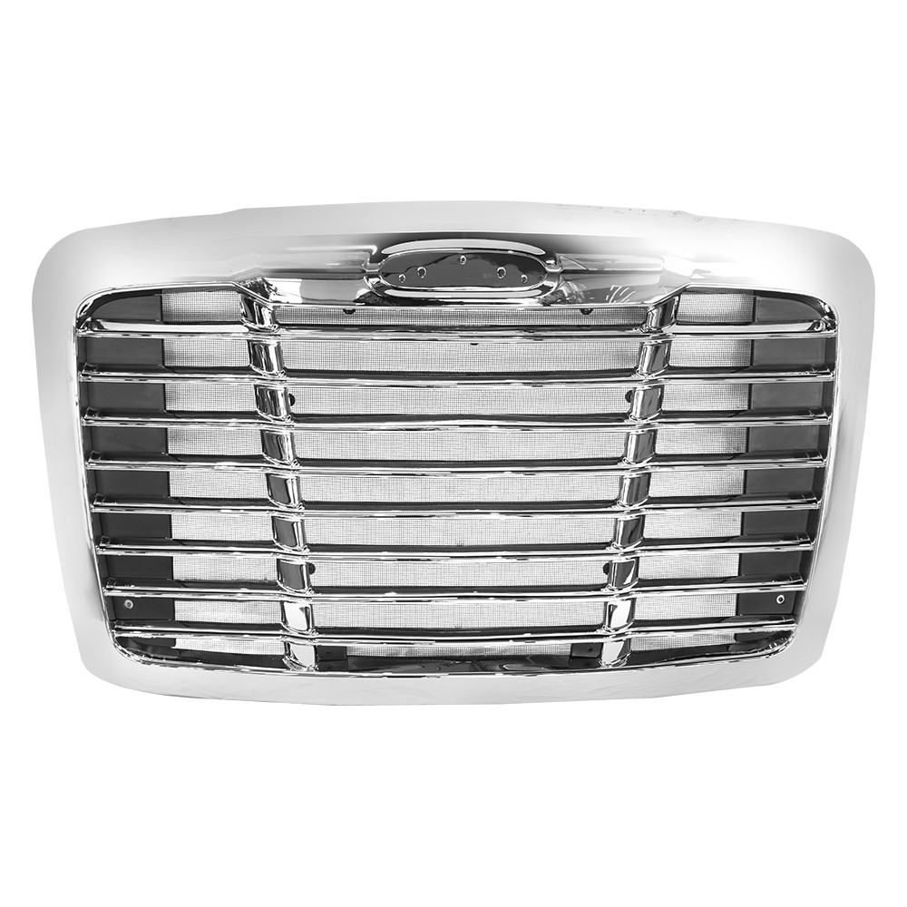 Chrome Front Grille for Freightliner Cascadia 2008-2016 w/ Bug Screen, Free Ship