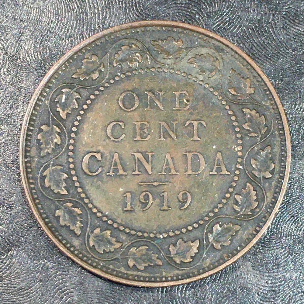 1919 Canada Large Cent 1c - High Quality Scans #Q926