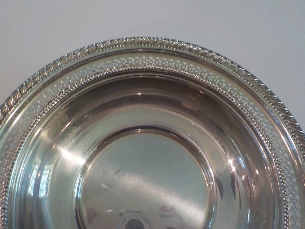 Amston Sterling Silver Pierced Edge 6" Bowl #109