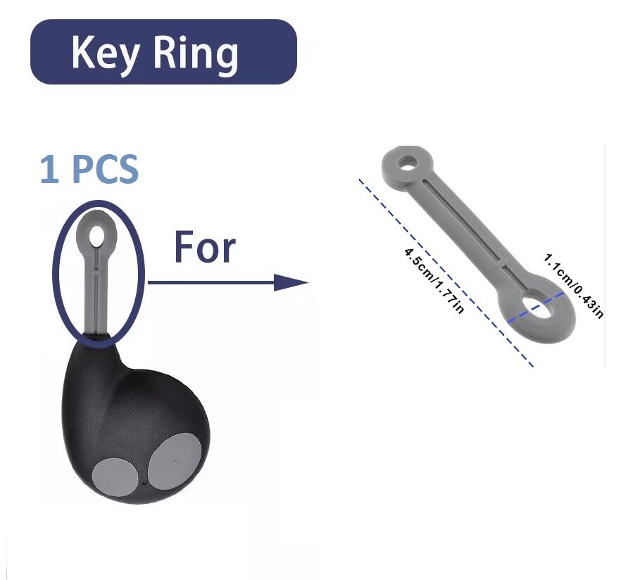 Cobra 2 Button Car Alarm Remote Key Fob case anello rubber Strap Loop