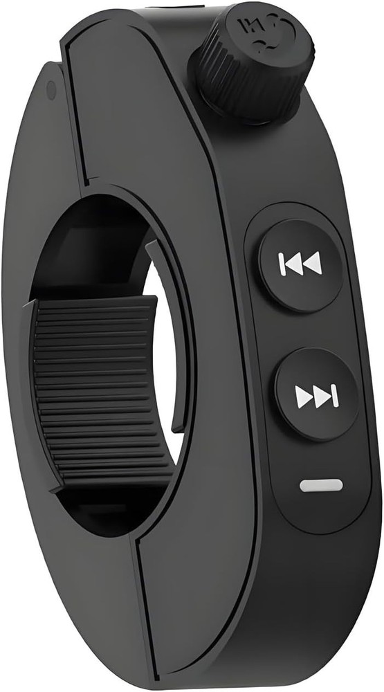 Black Wireless Bluetooth Media Button Remote Controller For Motorcycle Handlebar