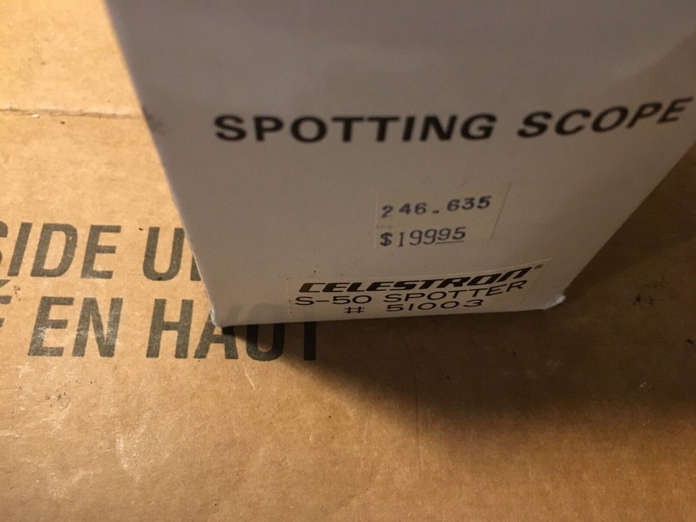 Celestron s-50 25x50 spotting scope