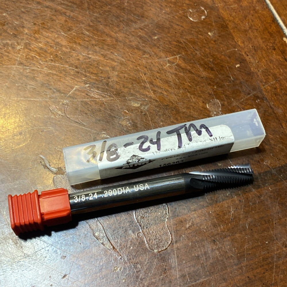 Solid Carbide Thread Mill 3/8-24 .290Dia USA (D6)
