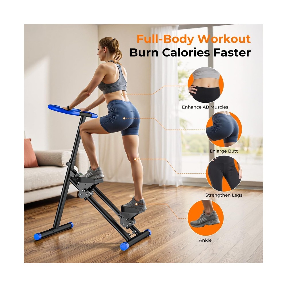OWLSKY Stair Stepper for Home, Vertical Climber Exercise Machine with Stable ...