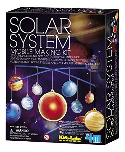 Glow-in-the-Dark Solar System Mobile Making Kit, Multi