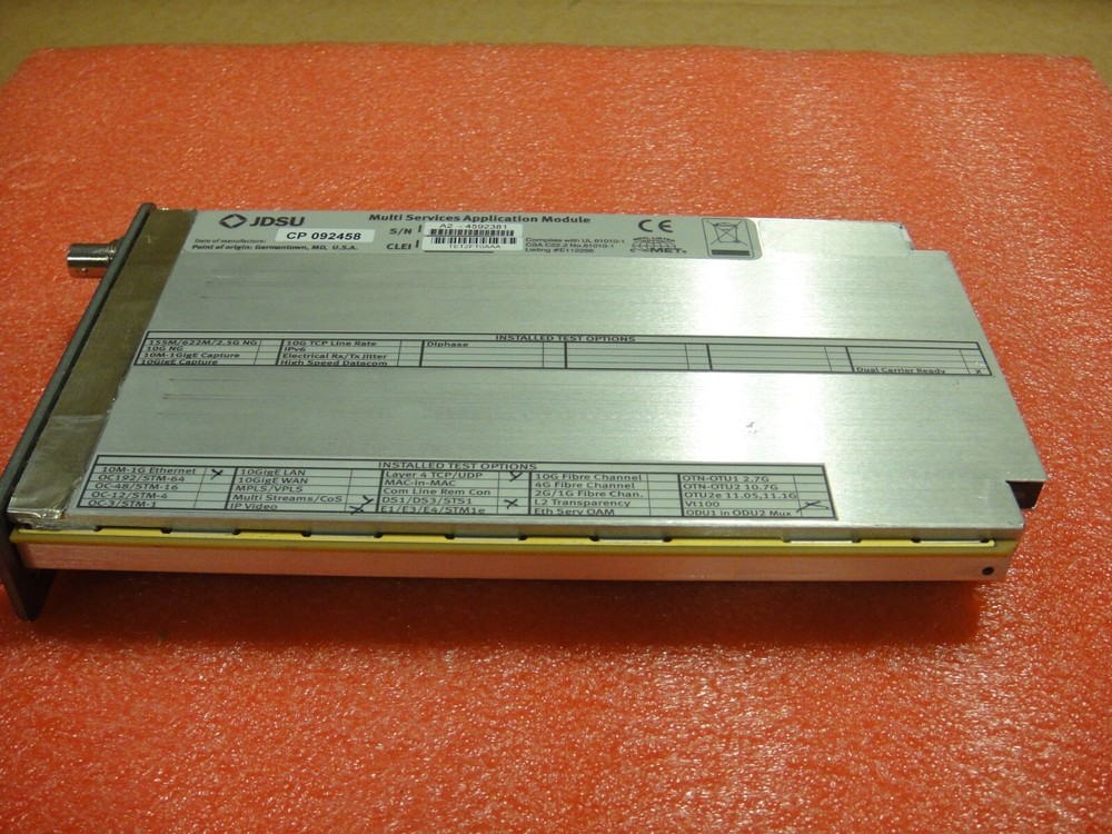 JDSU MSAM V2 C0400 Module pre owed pictured